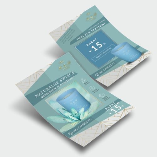 M&D CANDLE - ulotki